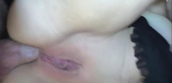 Mature mom loves sex with her stepson. Anal and blowjob